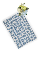 Casa by Josephine Jenno Lily’s Blue Bamboo Breeze Tablecloth
