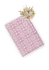 Lily's Pink Bamboo Lattice Tablecloth | Casa by Josephine Jenno
