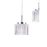 Pagazzi Leonie 3-Light Polished Chrome Semi-Flush Ceiling Light