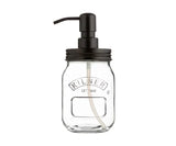Kilner Glass Liquid Soap & Lotion Dispenser with Stainless Steel Pump