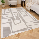 The Rugs Loft Abstract Grey Rug