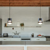 Tala Loop Single Pendant in Dark Grey with Sphere IV