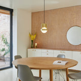 Tala Loop Single Pendant Gold + Sphere IV