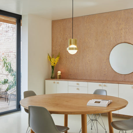 Tala Loop Single Pendant Gold + Sphere IV