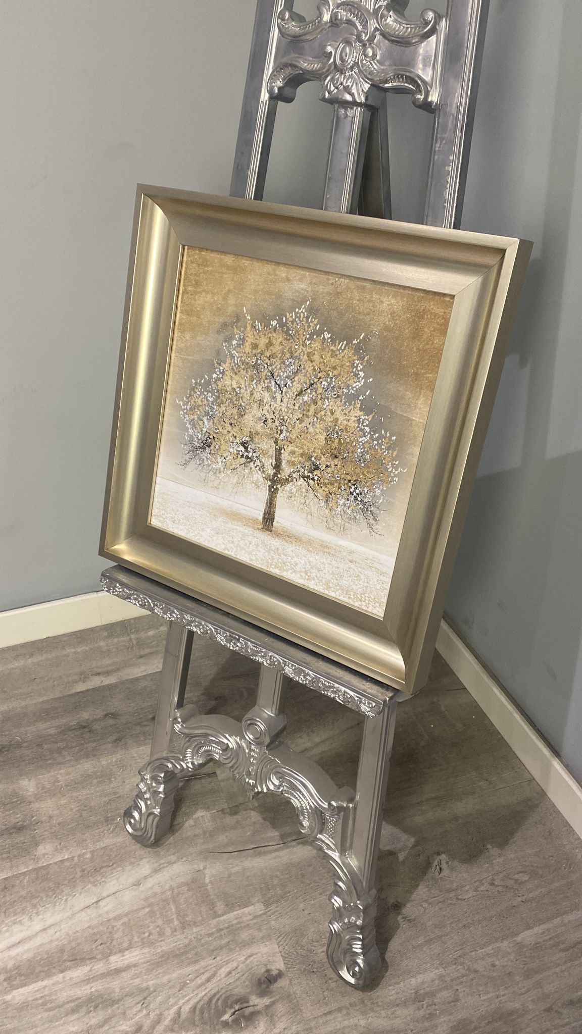 Pagazzi Gold Blossom Tree Framed Wall Art