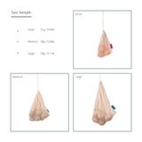 Wild & Stone Reusable Mesh Produce Bags - Organic Cotton - 3 Pack