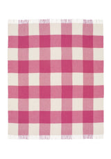 Casa by Josephine Jenno Lucy’s Raspberry Checker Throw
