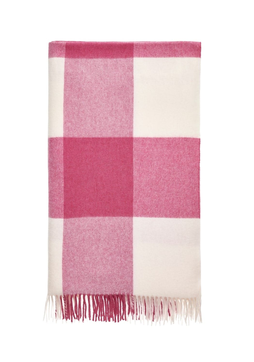 Casa by Josephine Jenno Lucy’s Raspberry Checker Throw