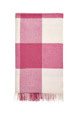 Casa by Josephine Jenno Lucy’s Raspberry Checker Throw