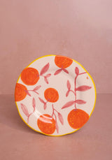 Casa by Josephine Jenno Twig Oranges Lunch Plates - Set of 4