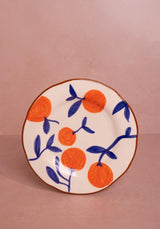 Casa by Josephine Jenno Twig Oranges Lunch Plates - Set of 4