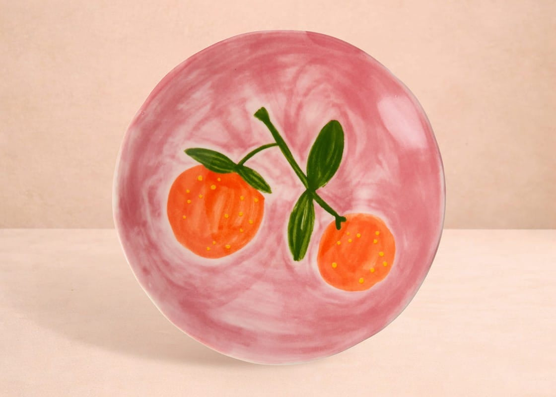 Casa by Josephine Jenno Peaches and Keen Plates - Set of 4