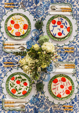 Casa by Josephine Jenno Twig Oranges Lunch Plates - Set of 4