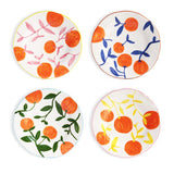Casa by Josephine Jenno Twig Oranges Lunch Plates - Set of 4