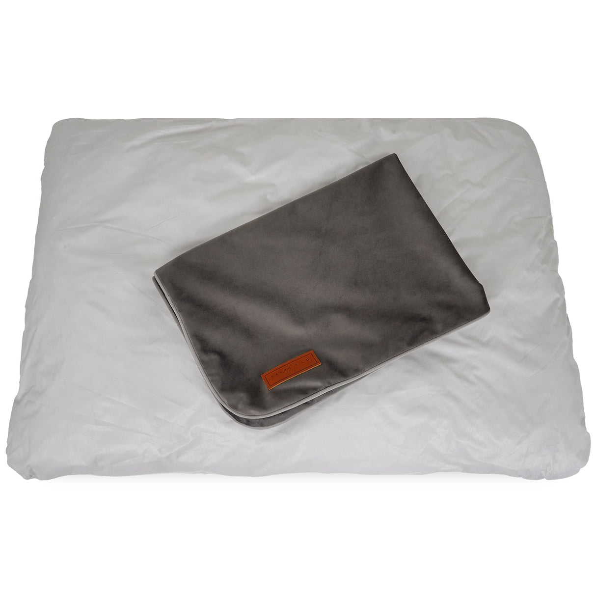 Ralph & Co Luxury Grey Memory Foam Crate Bed