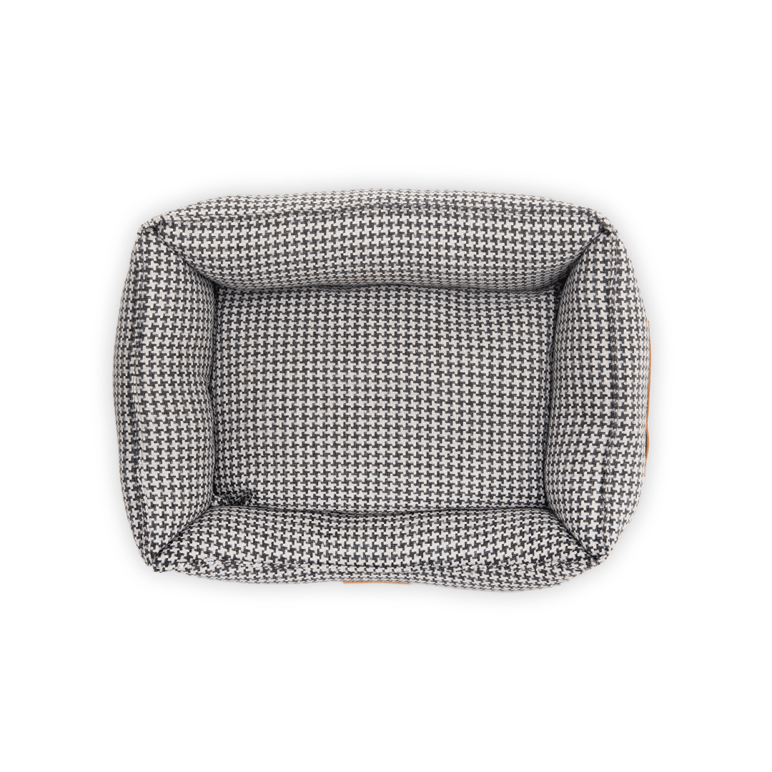 Ralph & Co Kensington Luxury Houndstooth Dog Bed