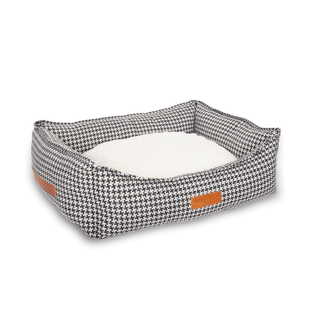 Ralph & Co Kensington Luxury Houndstooth Dog Bed