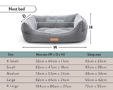 Ralph & Co Kensington Luxury Houndstooth Dog Bed