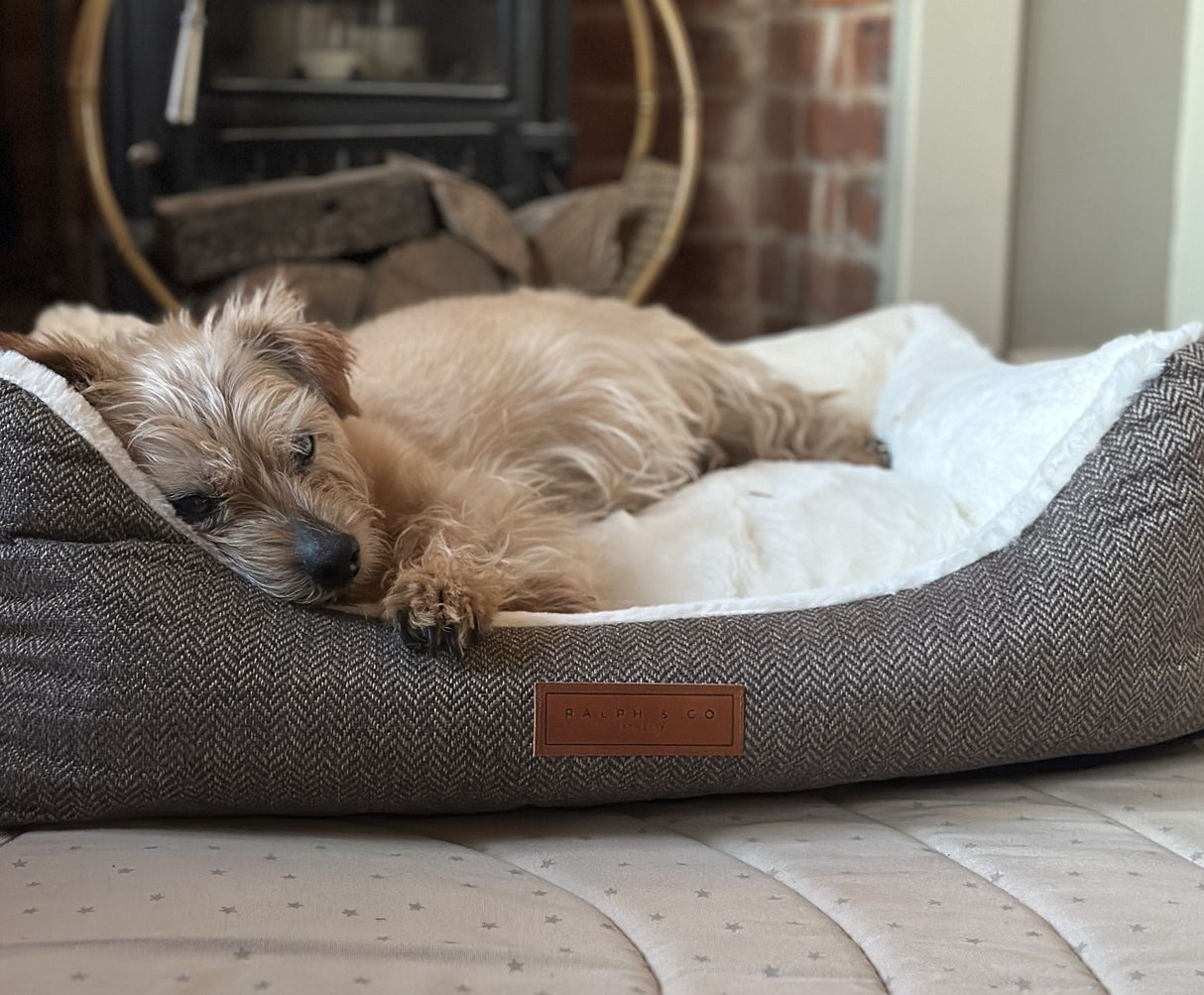 Ralph & Co Lincoln Luxury Tweed Dog Bed