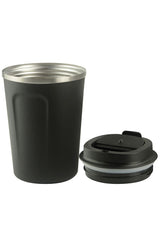 Asobu Cafe Compact Vacuum Insulated Travel Mug, 384ml, Black