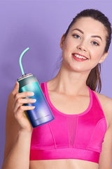 Asobu Skinny Can Kuzie Stainless Steel Insulated Sleeve, 350ml, Unicorn