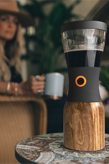 Asobu Portable Cold Brew Coffee Maker, Wood, 1 Litre