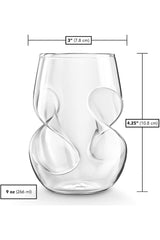 Final Touch Conundrum White Wine Glasses, Pack of 4, 266ml