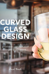 Final Touch Conundrum White Wine Glasses, Pack of 4, 266ml