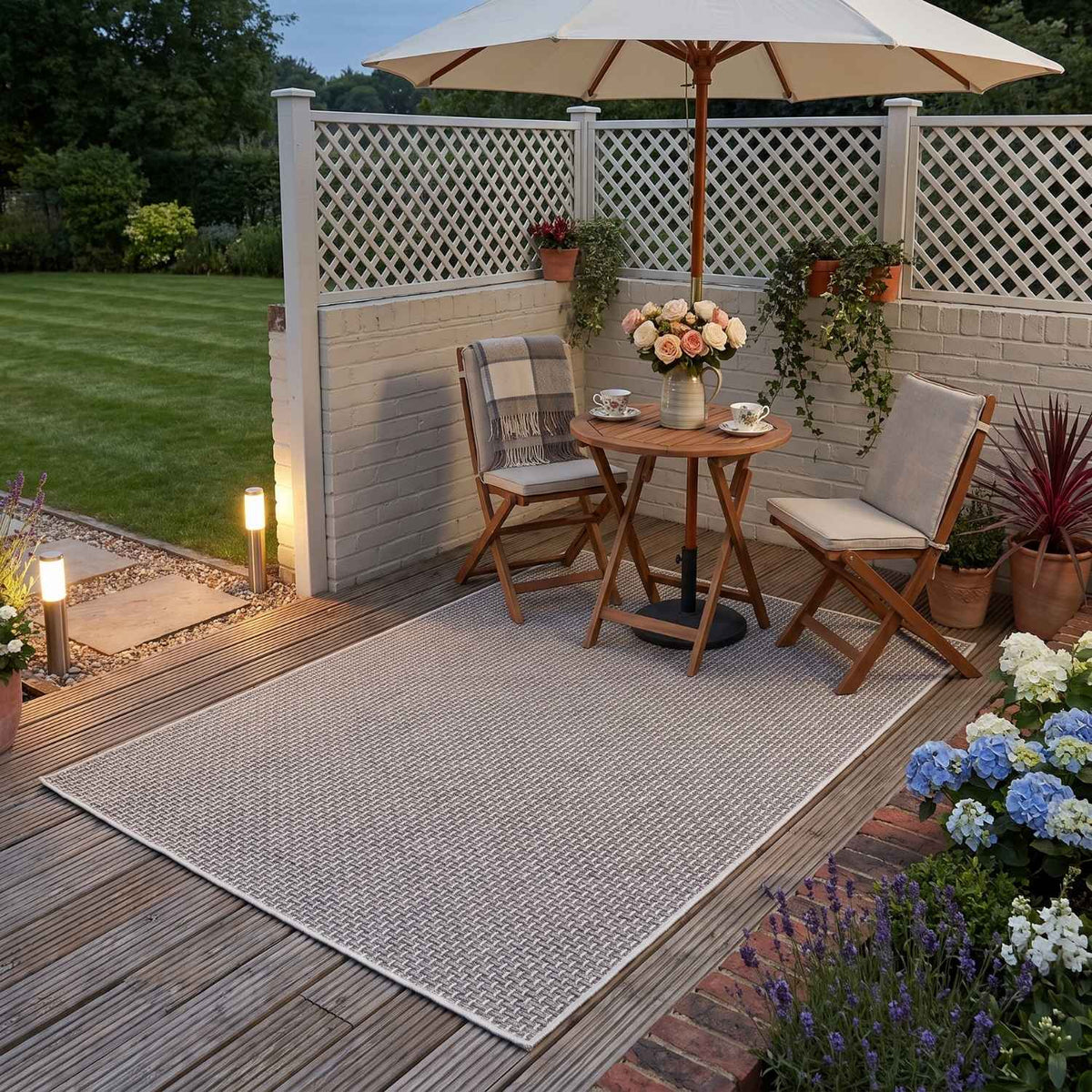 The Rugs Magic Outdoor Rug Cream 3610