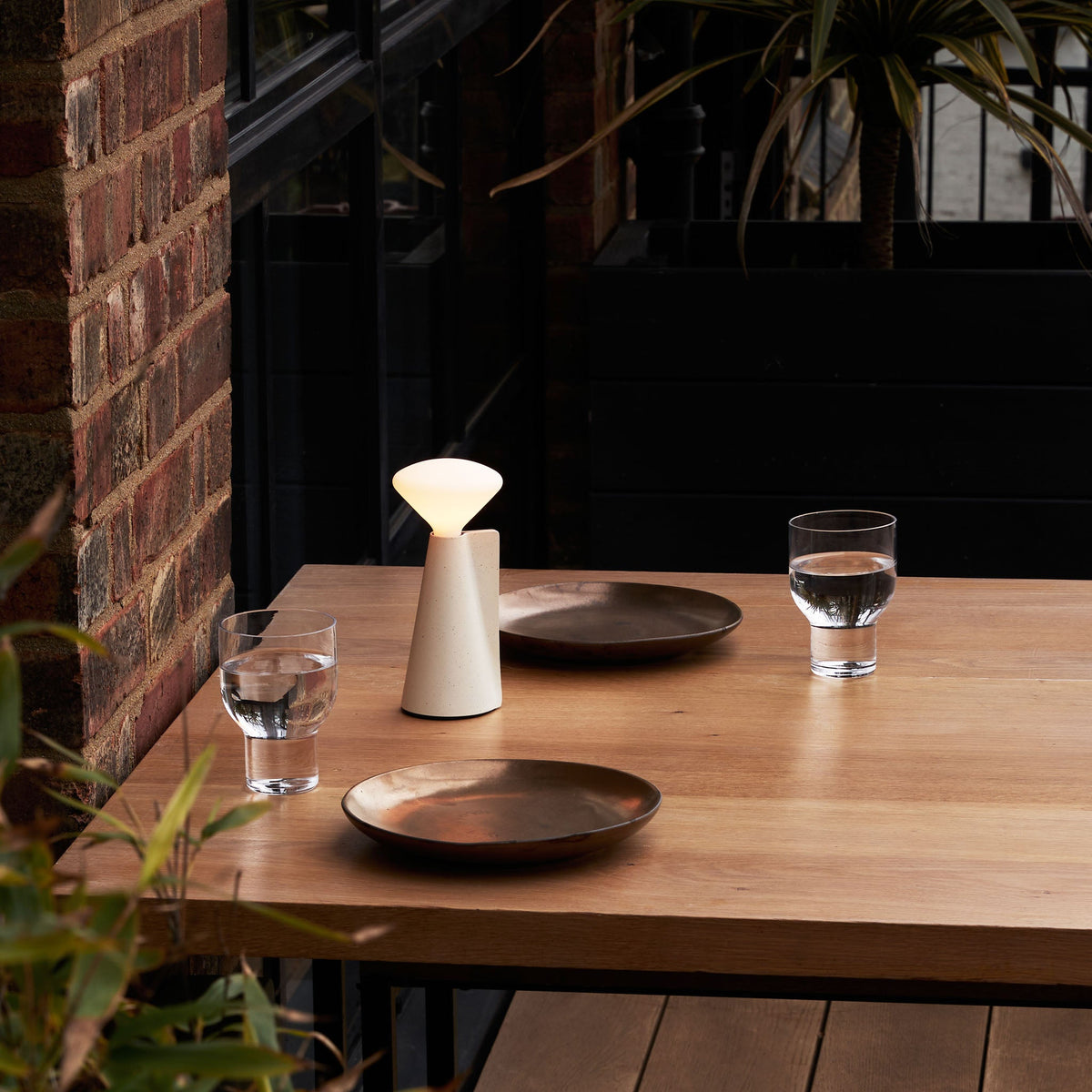 Tala Mantle Portable Lamp in Stone White
