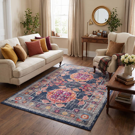 The Rugs Marrakech Vintage Multicolour Rugs 400