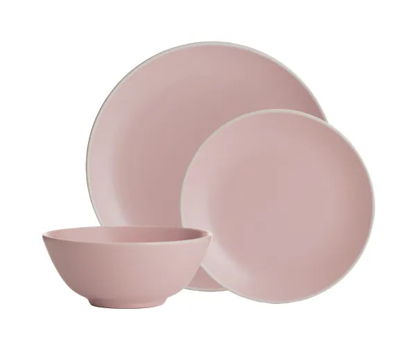 Mason Cash Classic Collection Stoneware Pink Dinner Set M/O 12pcs