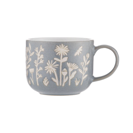 Mason Cash In The Meadow Stoneware Blue Daisy Mug, 400ml