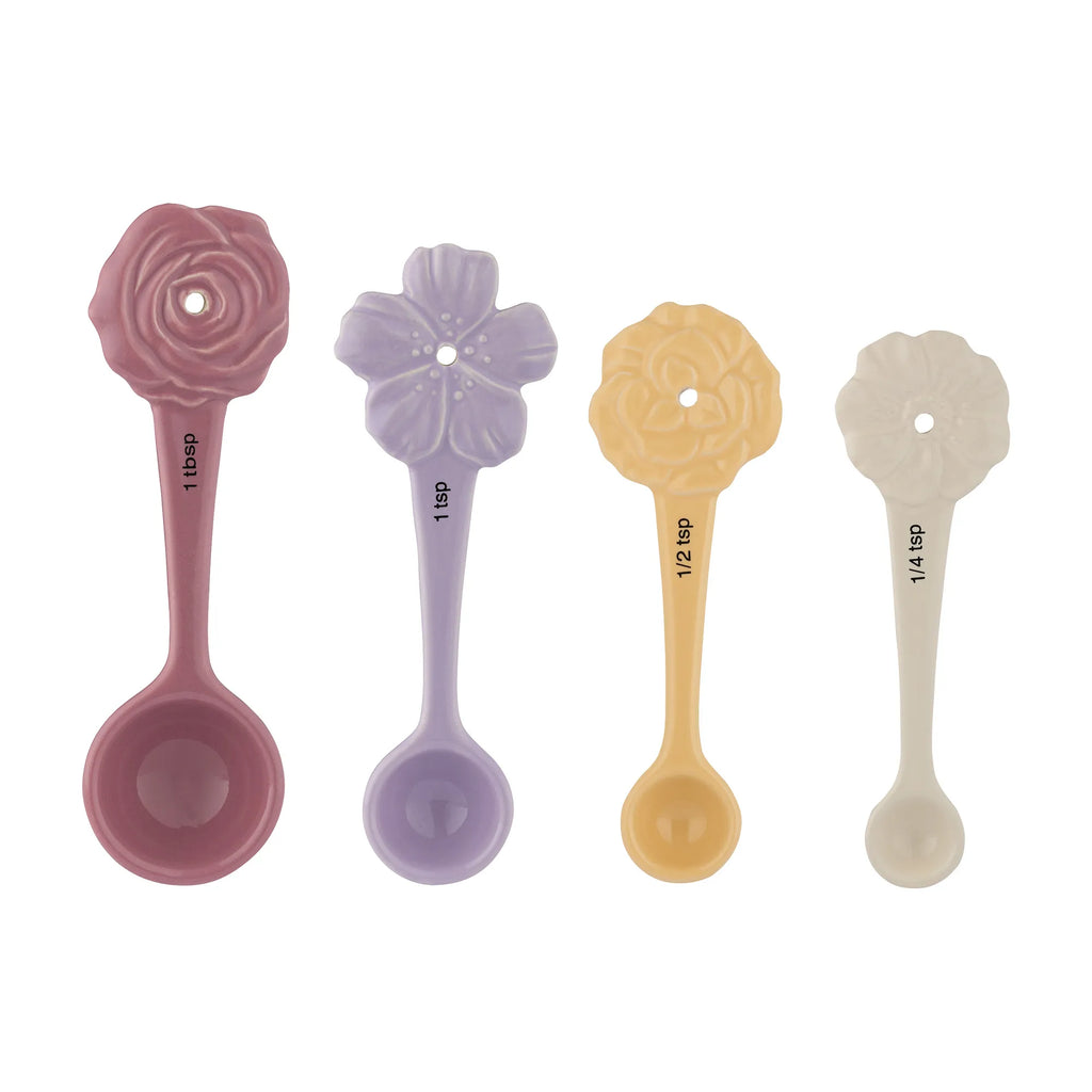 Mason Cash In The Meadow Stoneware Measuring Spoons, Set Of 4