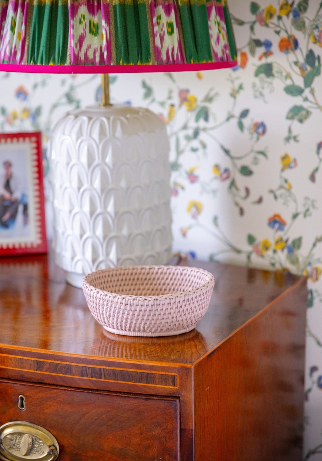 Casa by Josephine Jenno Mayfair Trinket Hold All Basket - Pink