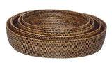 Casa by Josephine Jenno Medium Oval Rattan Bowl