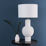 Pagazzi Meredith White Ceramic Table Lamp