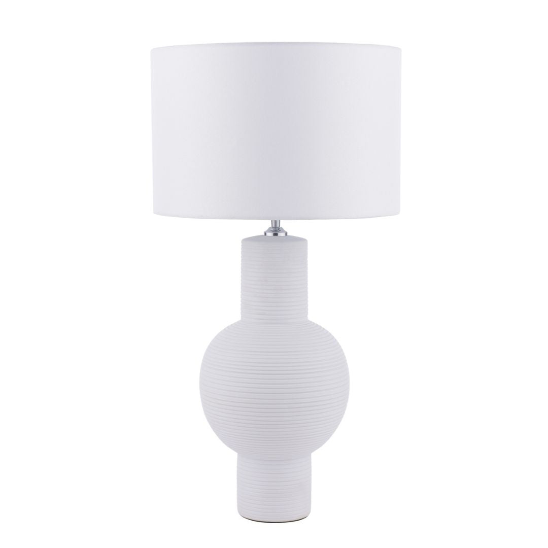 Pagazzi Meredith White Ceramic Table Lamp