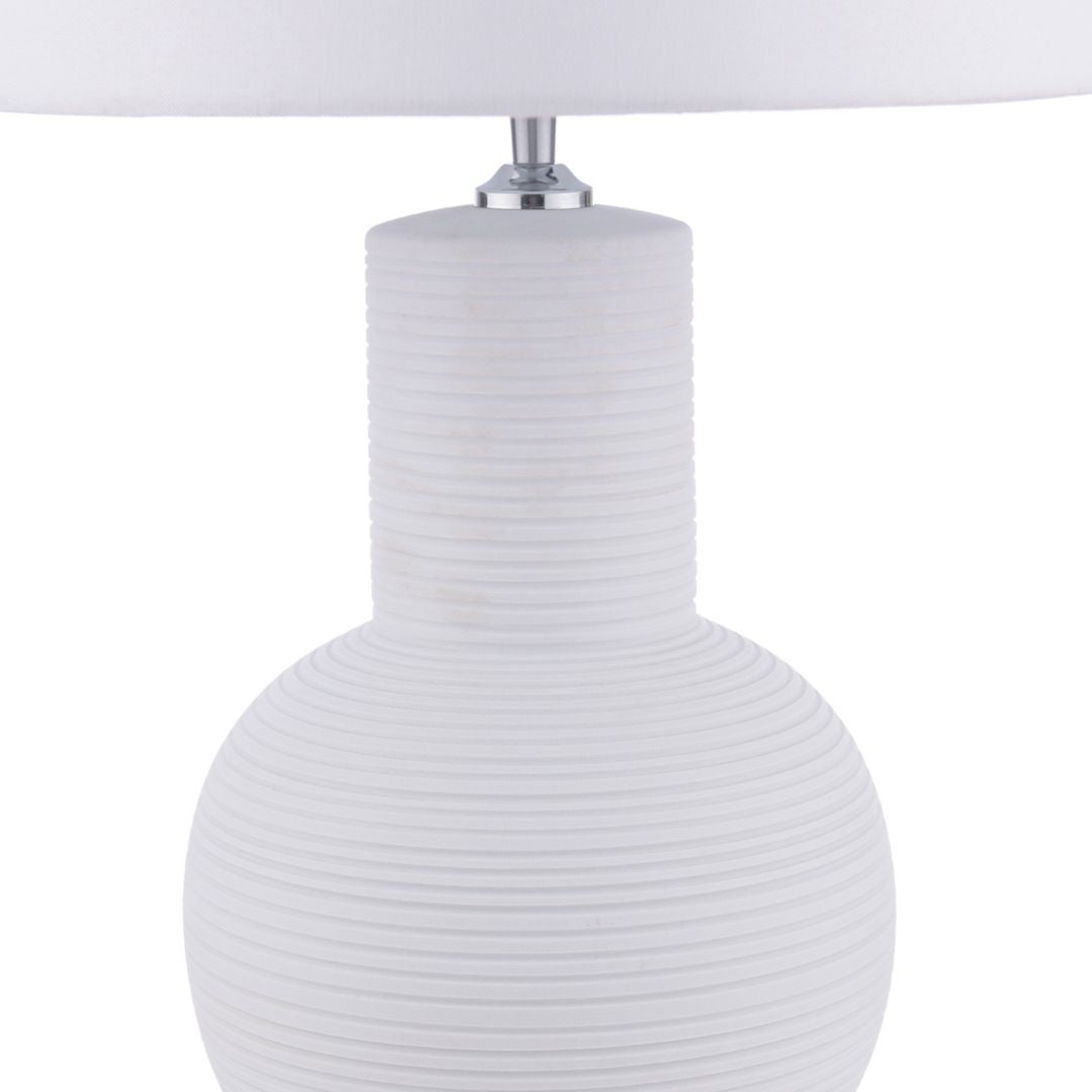Pagazzi Meredith White Ceramic Table Lamp