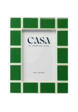 Casa by Josephine Jenno Mia Emerald Mosaic Elegant Photo Frame 6x4