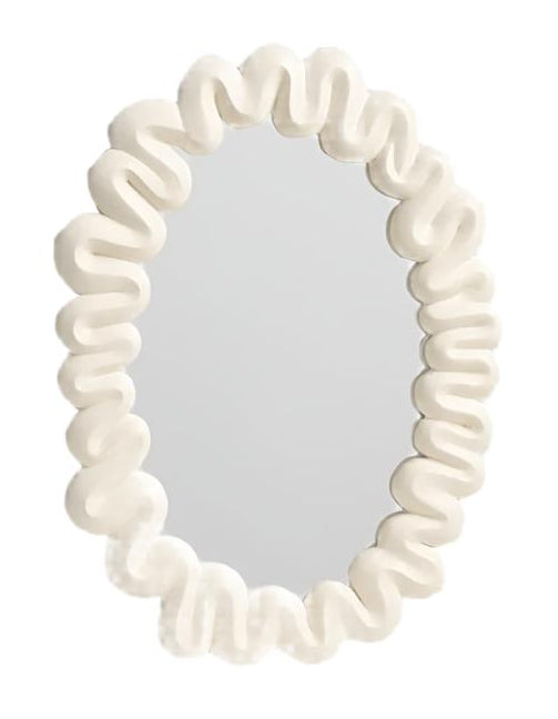 Casa by Josephine Jenno Wall Mirror Dribble - White