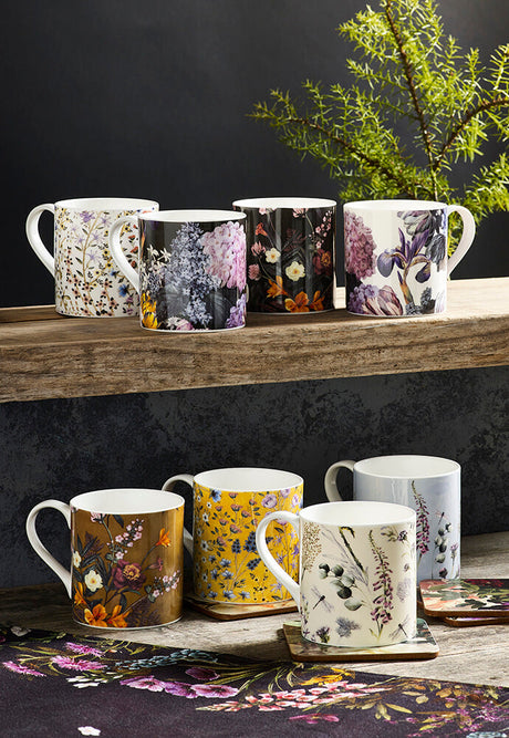 MM Living Isola Black Bone China Mug