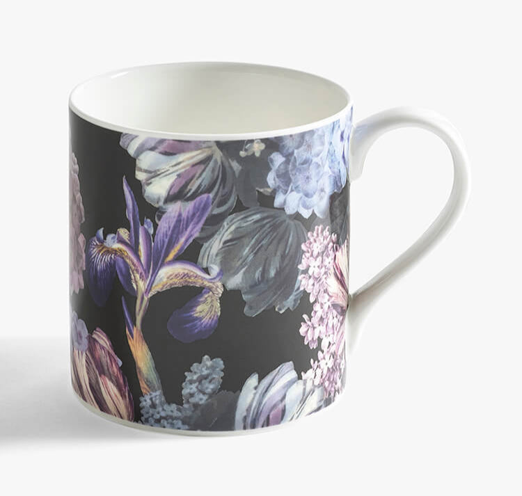 MM Living Julia Black Bone China Mug
