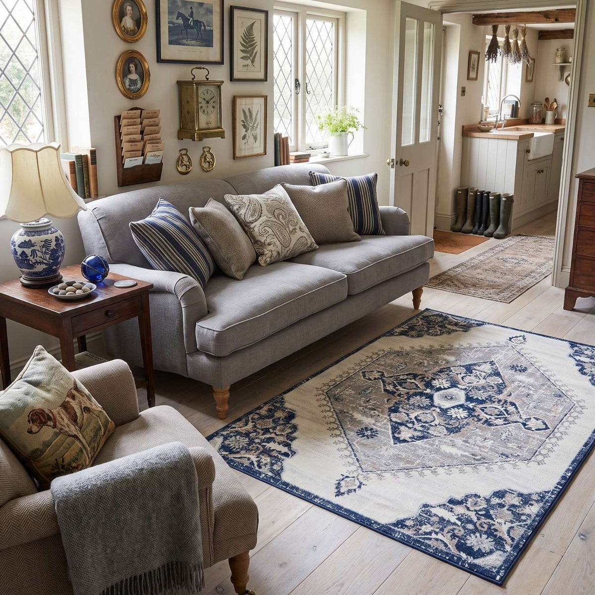 The Rugs Montana Vintage Navy Rug | 4020