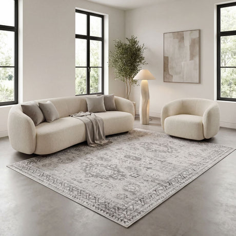 Montana Vintage Grey Rug | The Rugs