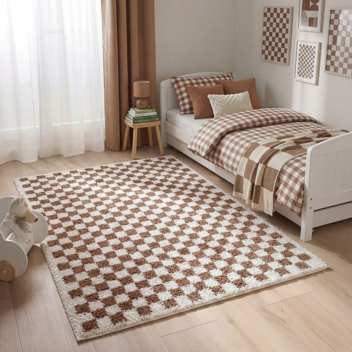 The Rugs Moodi Shaggy Terra Pixelate Rug