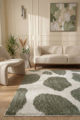 The Rugs Moodi Shaggy Green Erosan Rug