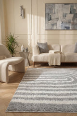 The Rugs Moodi Shaggy Grey Echo Rug