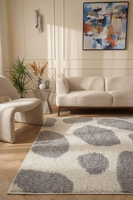 The Rugs Moodi Shaggy Grey Tarn Rug