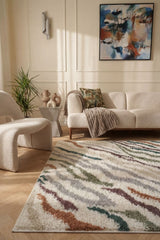 The Rugs Moodi Shaggy Multicolour Tidecrest Rug